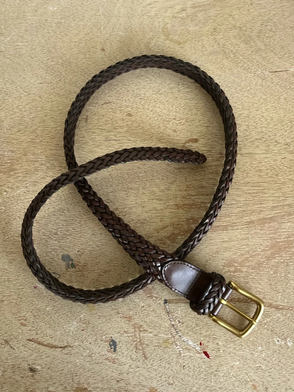 Coach Woven Leather Belt